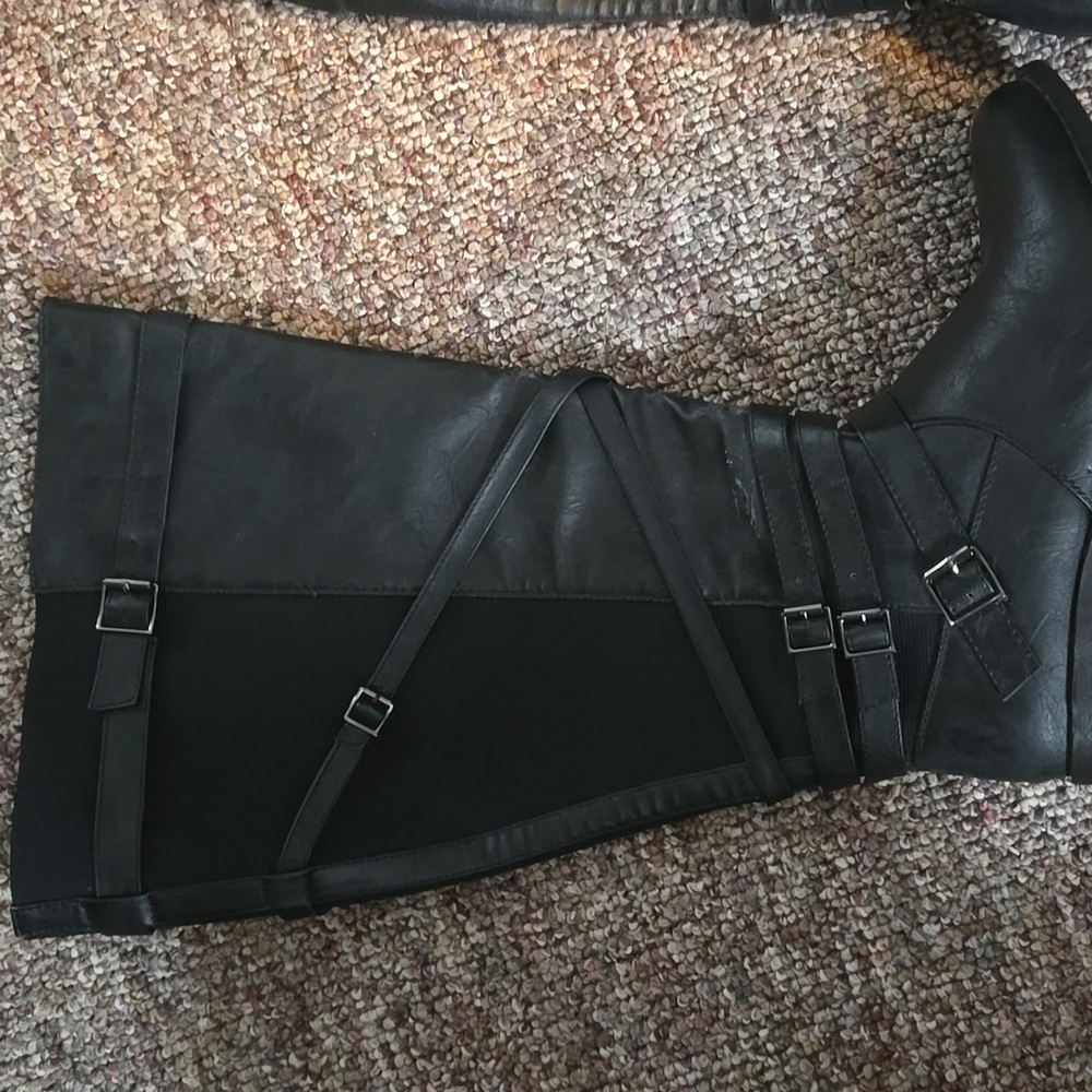 It’s OK Breanne Black Wide Width Riding Boot 10W GENTLY USED